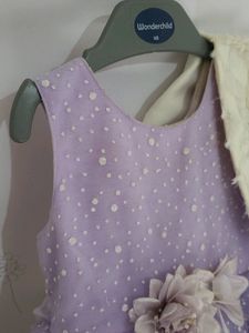 Lavender Dress with Shrug