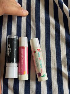 Combo Of 5 Zudio Lippies &amp; 2 Baby Chakra Lip Balms