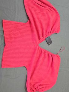 Zara Light Pink Loose Sleeve Top