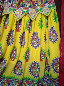 Garba Choli Yellow