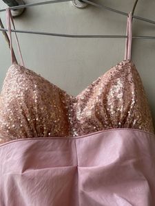 Arden B Pink Sequin Mini Dress