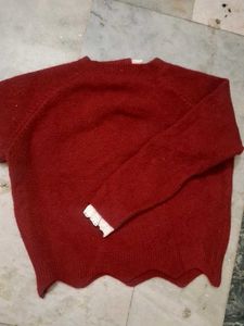 Red Knit Sweater