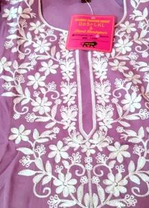 Lavender Chikankari Kurta💜