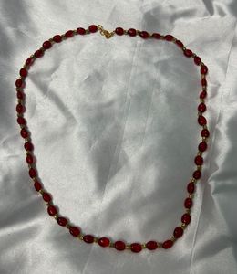 brand new Red Beaded Necklace