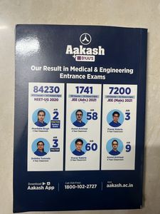 Aakash Model Test Papers for class 12