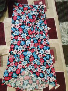 Floral Midi Skirt - H&amp;M