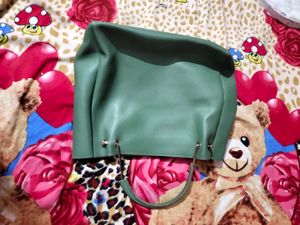 Mint Green Satchel Bag