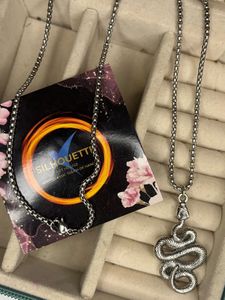 snake anti-tarnished necklace