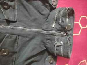 Amazing Dark Black Jacket With Hidden Hoddie