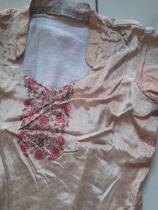 Suit With dupatta and Pant Plazo