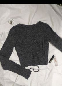 Ruched Fitted Crop Top