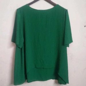Plus Size Double Layered Top