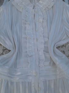 Vintage Victorian Style Ruffle Shirt