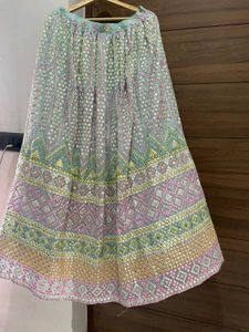 🔥 Multicolour Gotta patti Work Jaipuri Lahenga🔥