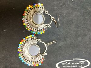 Big Mirror And Multicolours Ererings