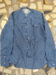 Lee Cooper Blue Check Button Down