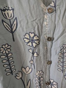 V Neck Kurta