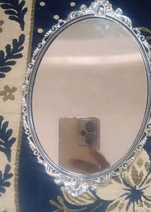 New Vintage 90s Aluminium Oval Double Sidemirror🪞