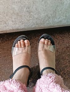 Black Butterfly Heels