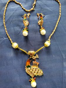 Peacock Jewellery Set