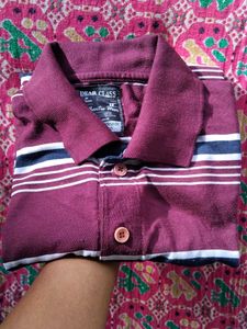 Dear Class Striped Polo Shirt