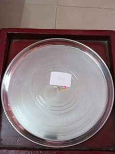 NEW BIG STAINLESS STEEL THALI