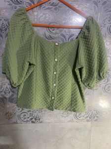 Square Neck Crop Top