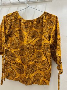 Sunflower Design Top