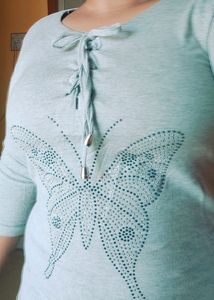Grey Casual Top
