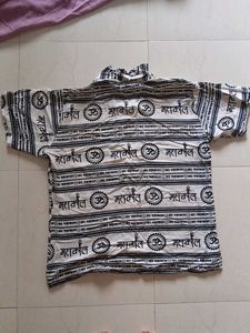 Printed Spiritual Cotton Shirt