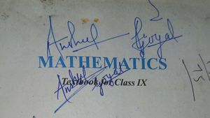 Mathematics Textbook - Class IX