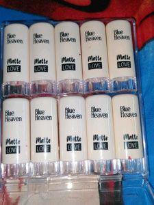 Blue Heaven Matte Lipsticks - 10 Pack