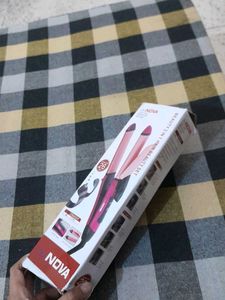 Hair Straightner With Curler