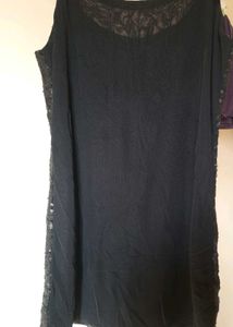 New Party Wear Sequin Top (Black)