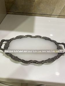 Vintage Metal Serving Tray