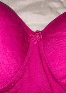 Soft Padded Rani Pink Bra