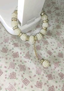 Pearl &amp; Rhinestone Bracelet