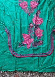 Green Suit With Pink Bottom