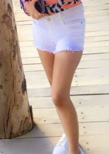 Imported White Shorts