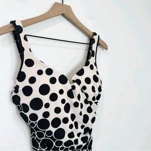 Imported Chic Polka Dot Swimsuit