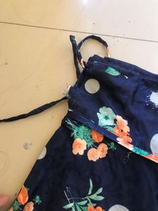 Floral Print Midi Skirt