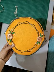 Round Shape Handmade Sling Bag