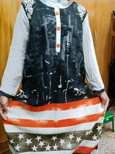 BLACK KURTA