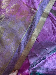 Kora Saree With Out Bloused Used