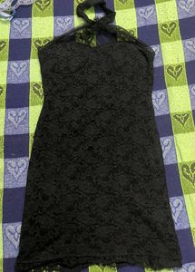 Elegant Black Lace Dress