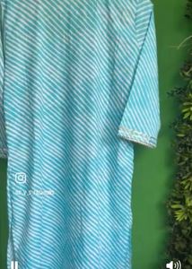 Never used Striped Kurta Set Size L