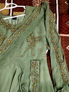 🫒🫒very elegant grapes colour festive gown