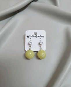 CZ Diamond Stud Ball Drop Earrings for Women