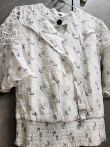 White Top For Casual Wearing