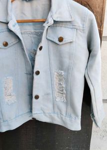 Distressed Denim Jacket